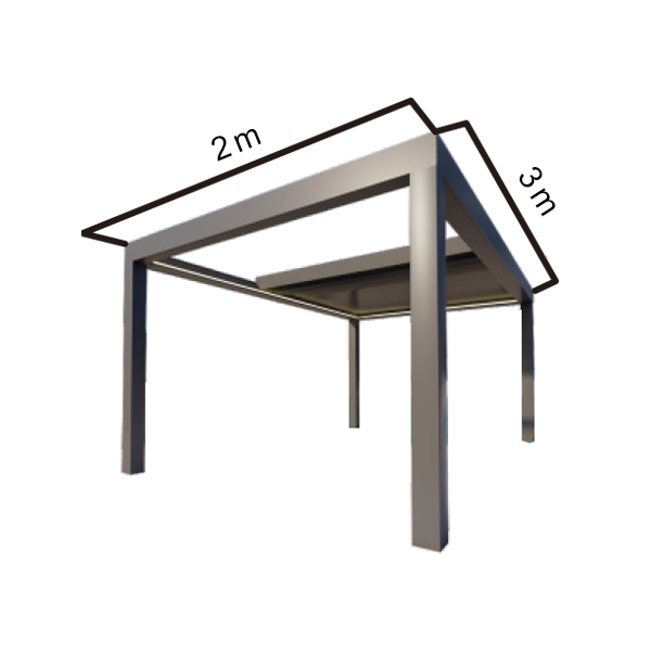 Aluminum Pergola 2m x 3m