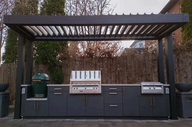 Barbeque Aluminum Pergola