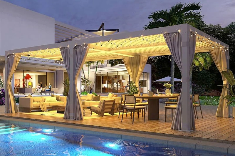 Hotel Aluminum Pergola