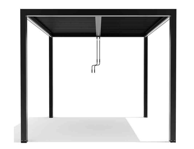 Manual Louvered Pergola Middle Crank Handles