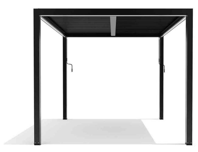 Manual Louvered Pergola Side Crank Handles