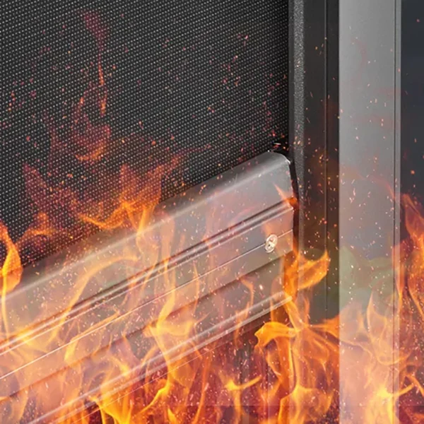 Motorized Zip Blind Flame-retardant Fabric