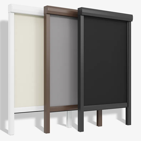 Motorized Zip Blind Multiple Frame Colors