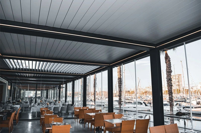 Restaurant Aluminum Pergola