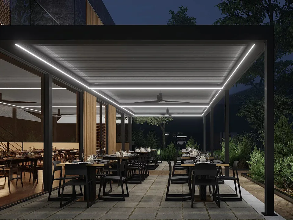Restaurant Outdoor Dining Pergola