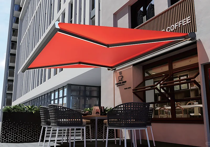Retractable Cafe Awning