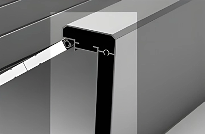 Retractable Roof Shutter Bottom Beam