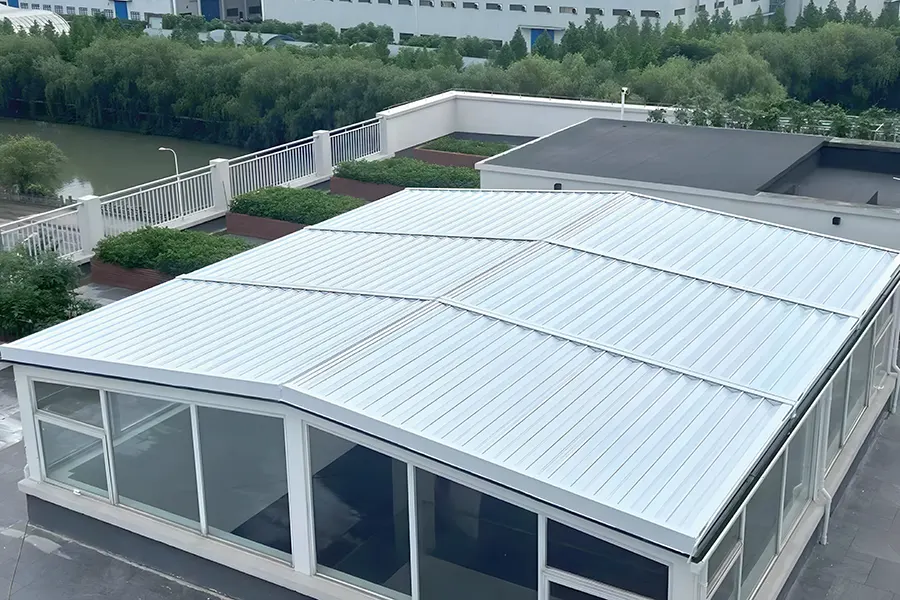 Retractable Roof Shutter for Factory Buildings