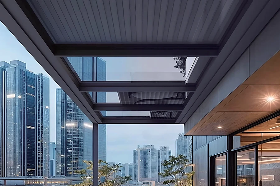 Retractable Roof Shutter for Patios