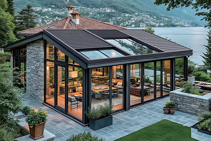 Retractable Roof Shutter for Sunrooms