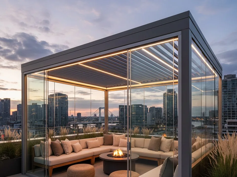 Rooftop Aluminum Pergola