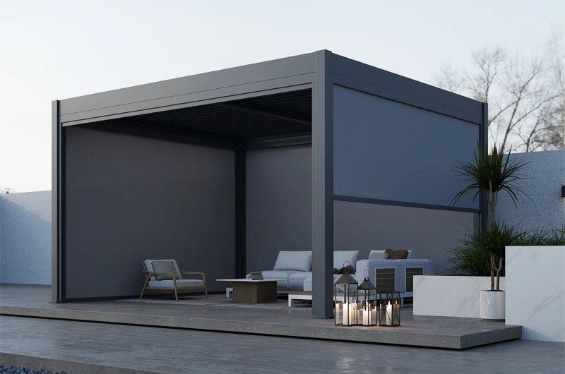 Zip Blind for Pergola