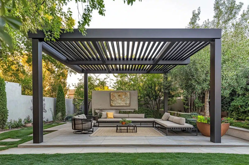 Modern Minimalist Pergola for Garden