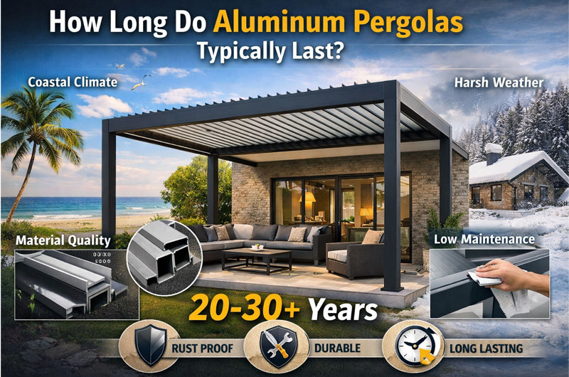 Aluminum Pergolas Lifespan