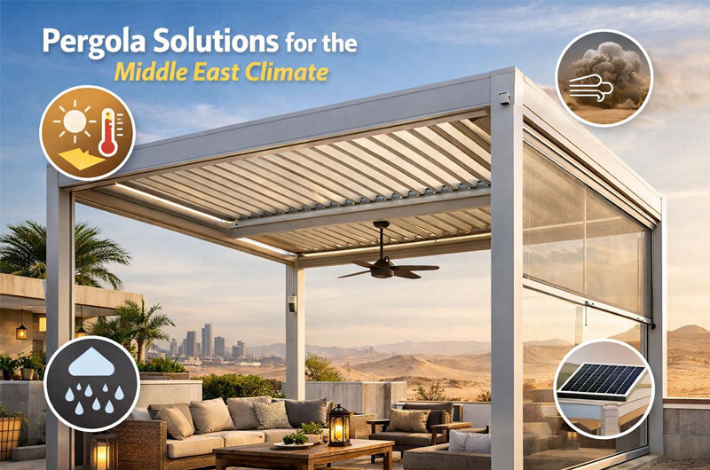 Pergola Solutions for the Middle East Climate