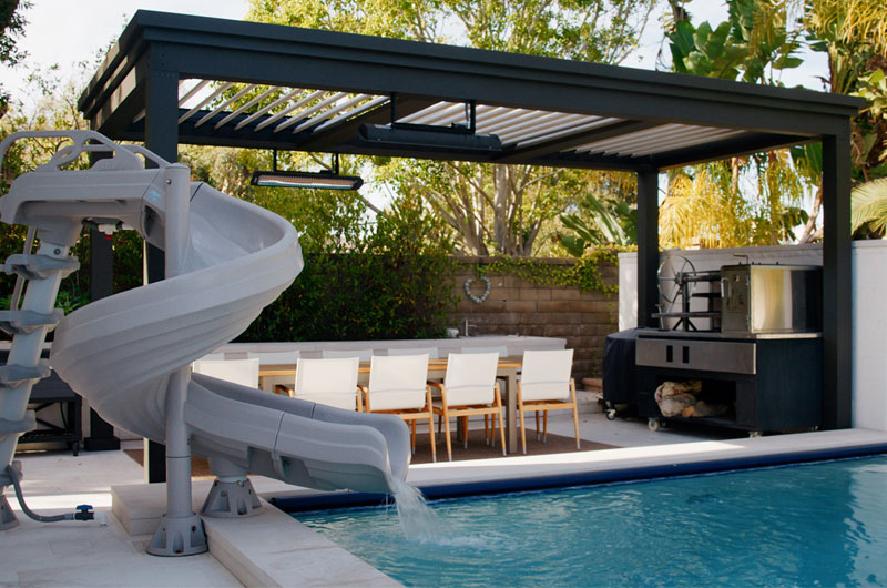 Poolside Pergola