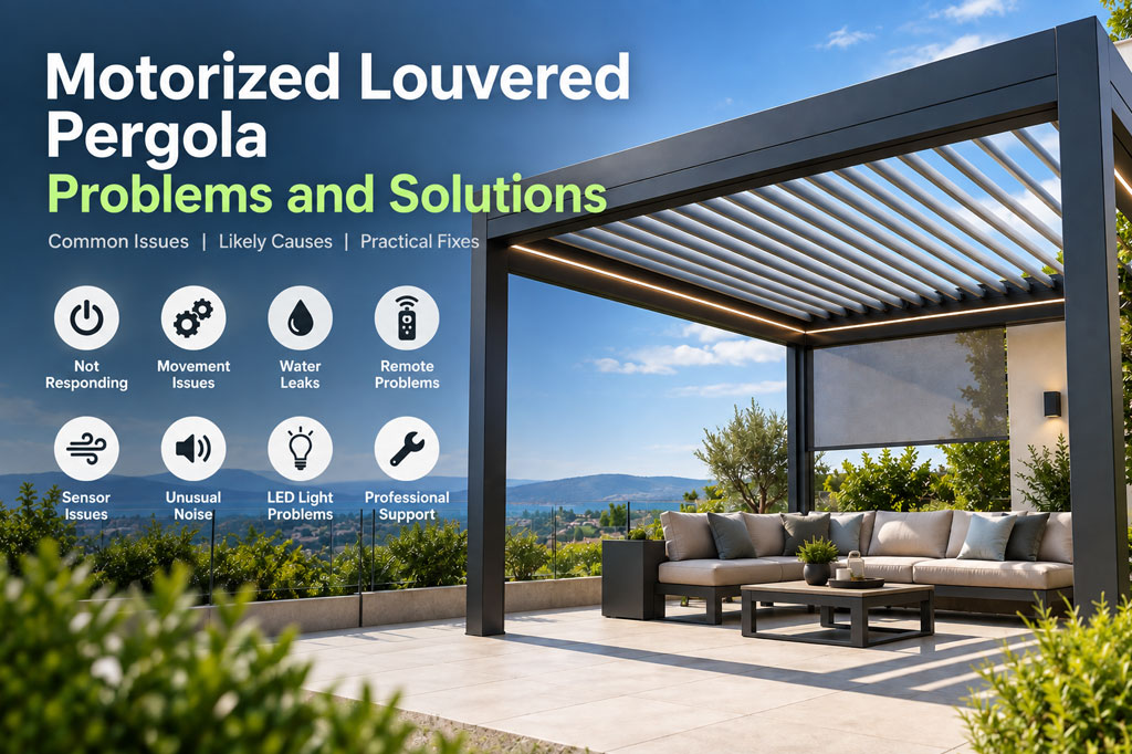 Motorized Louvered Pergola Problems and Solutions